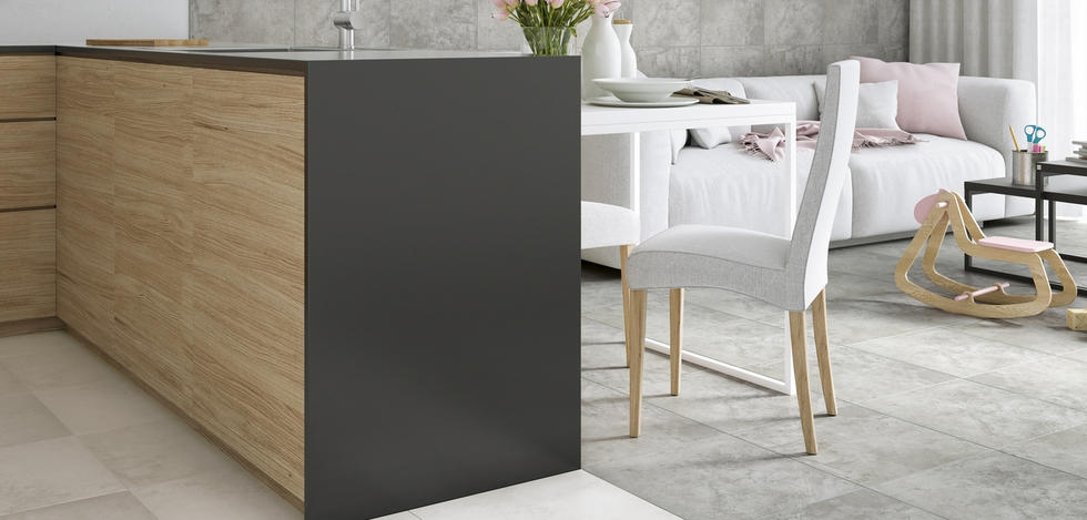 Paradyż Proteo płytka ścienno-podłogowa 40x40 cm szary mat