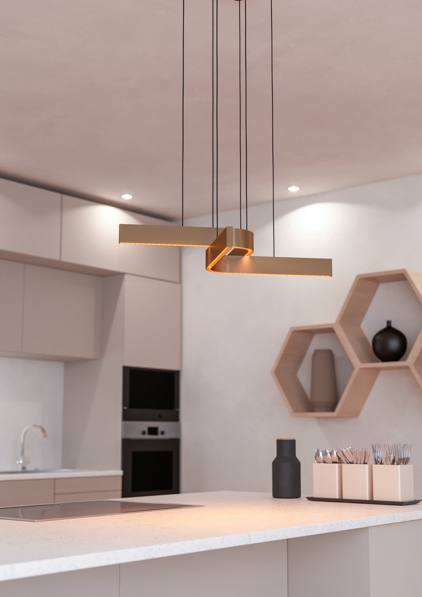 Eglo Folcino-Z lampa wisząca 2x18 W biała-brązowa 901864