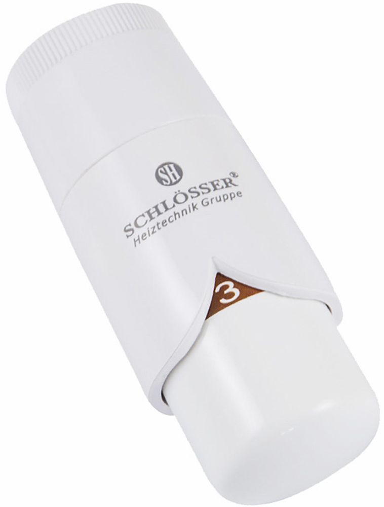 Schlosser Brillant DZ głowica termostatyczna biała 600500004