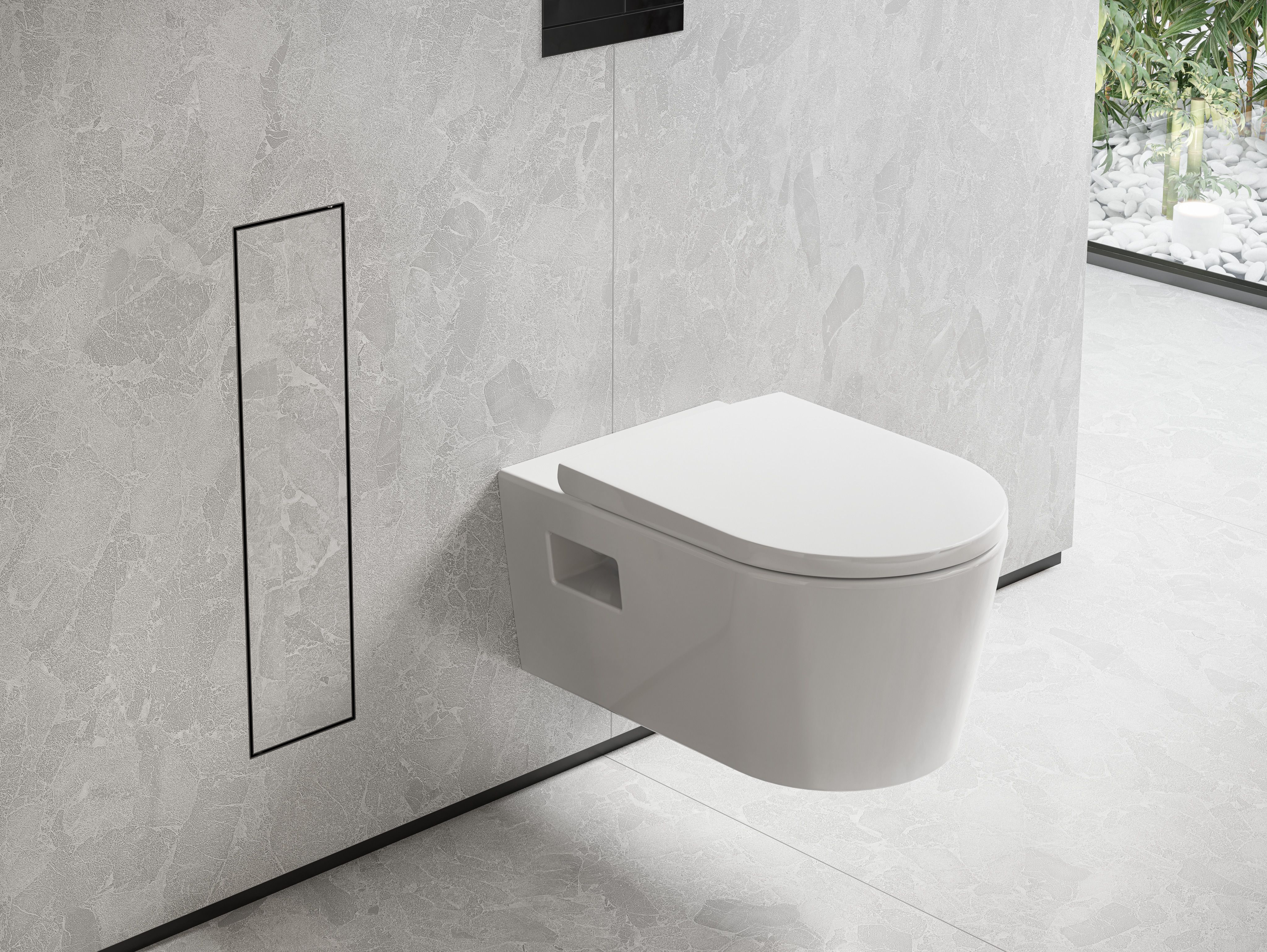 Hansgrohe XtraStoris Rock uchwyt na papier toaletowy czarny mat 56060670