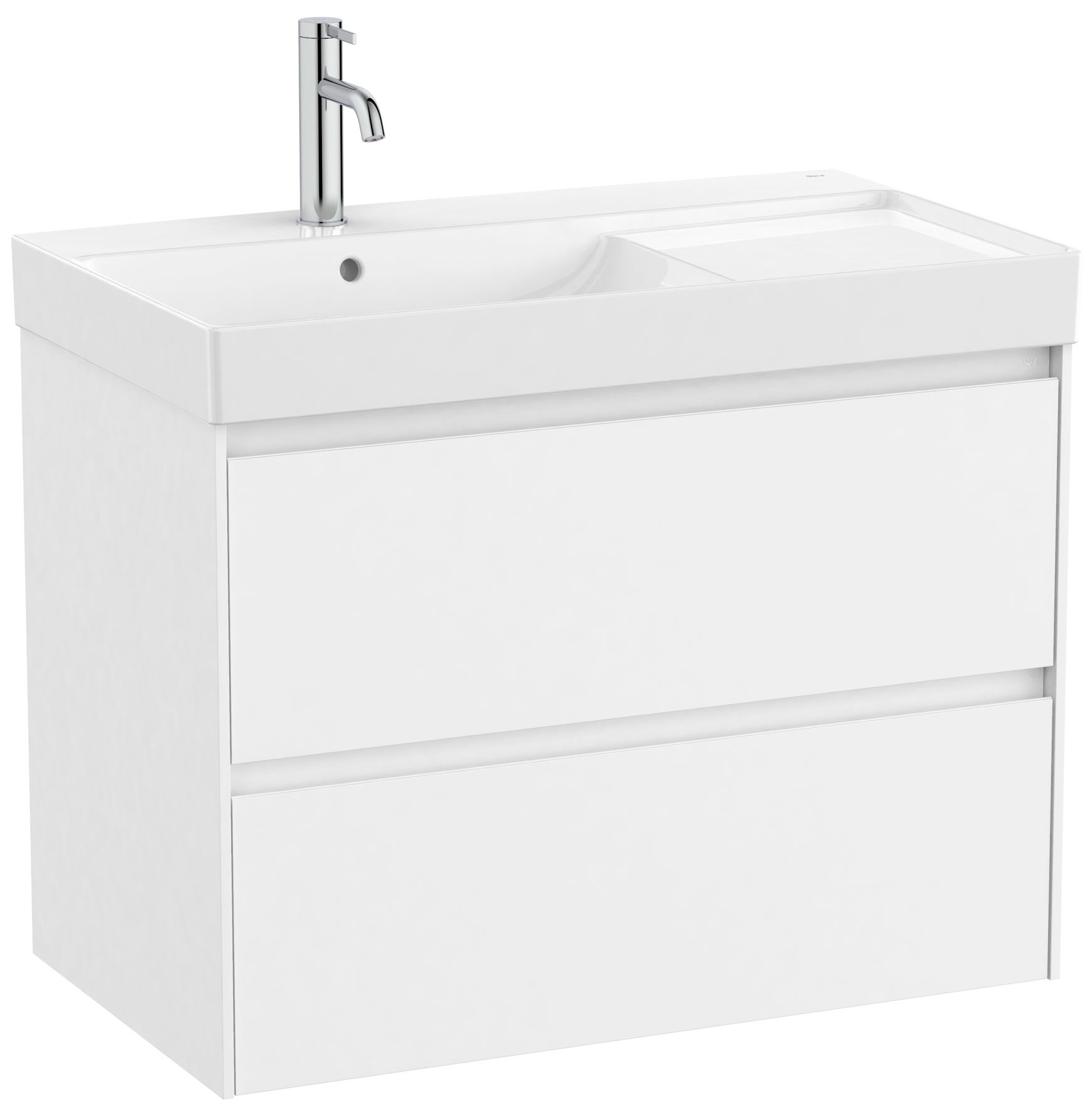 Roca Ona Unik umywalka z szafką 80 cm biały mat A851692509