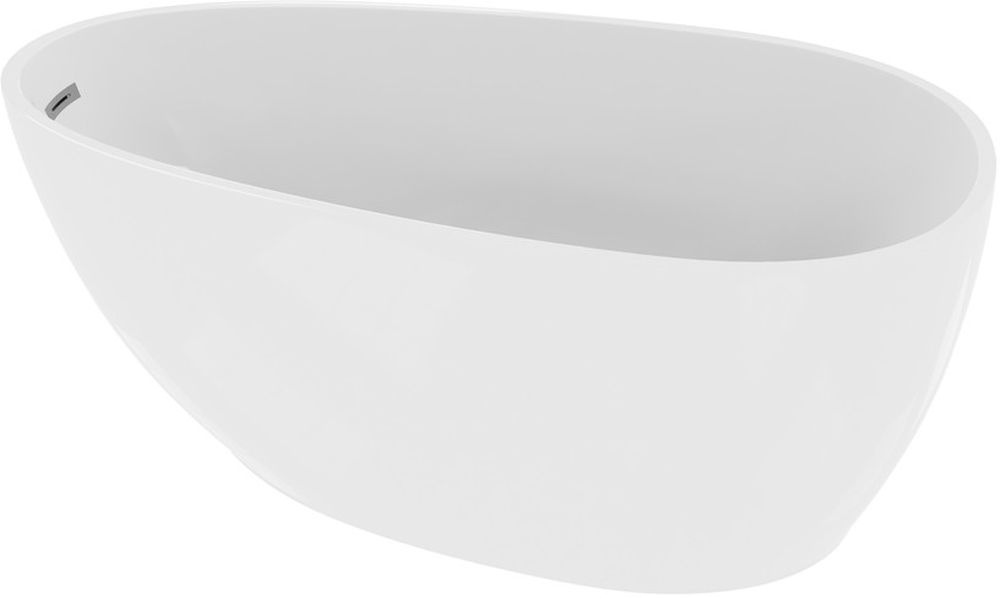 LaVita Lacrima wanna wolnostojąca 170x80 cm owalna biały połysk