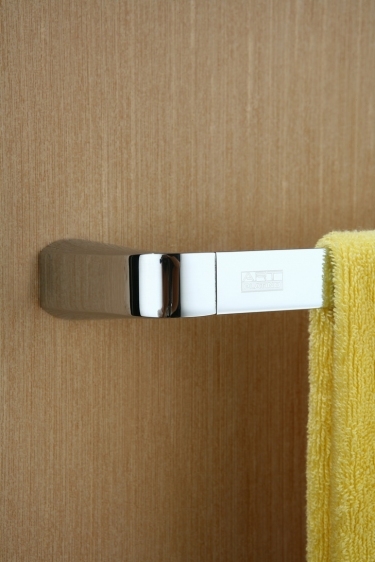 Art Platino Emira wieszak na ręczniki pojedynczy chrom EMI-85020