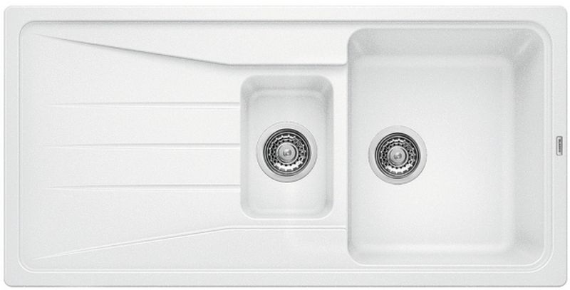 Blanco Sona 6 S zlewozmywak 100x50 cm z Silgranit PuraDur biały 519855