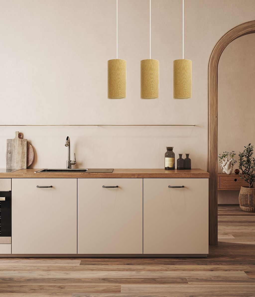 BPS Koncept Boho Ellegant Slim lampa wisząca 3x60W brązowa 0T0-L3-005