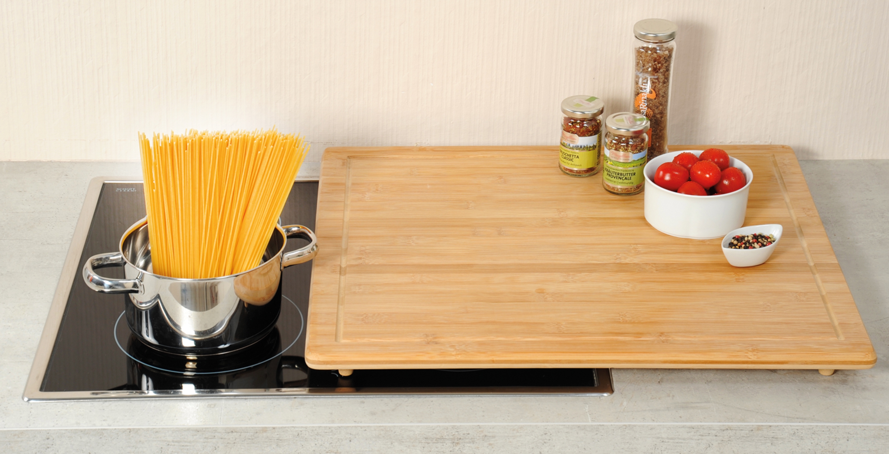 Kesper deska do krojenia 56x50 cm drewno bambusowe 58599 - Wysyłka w 24h