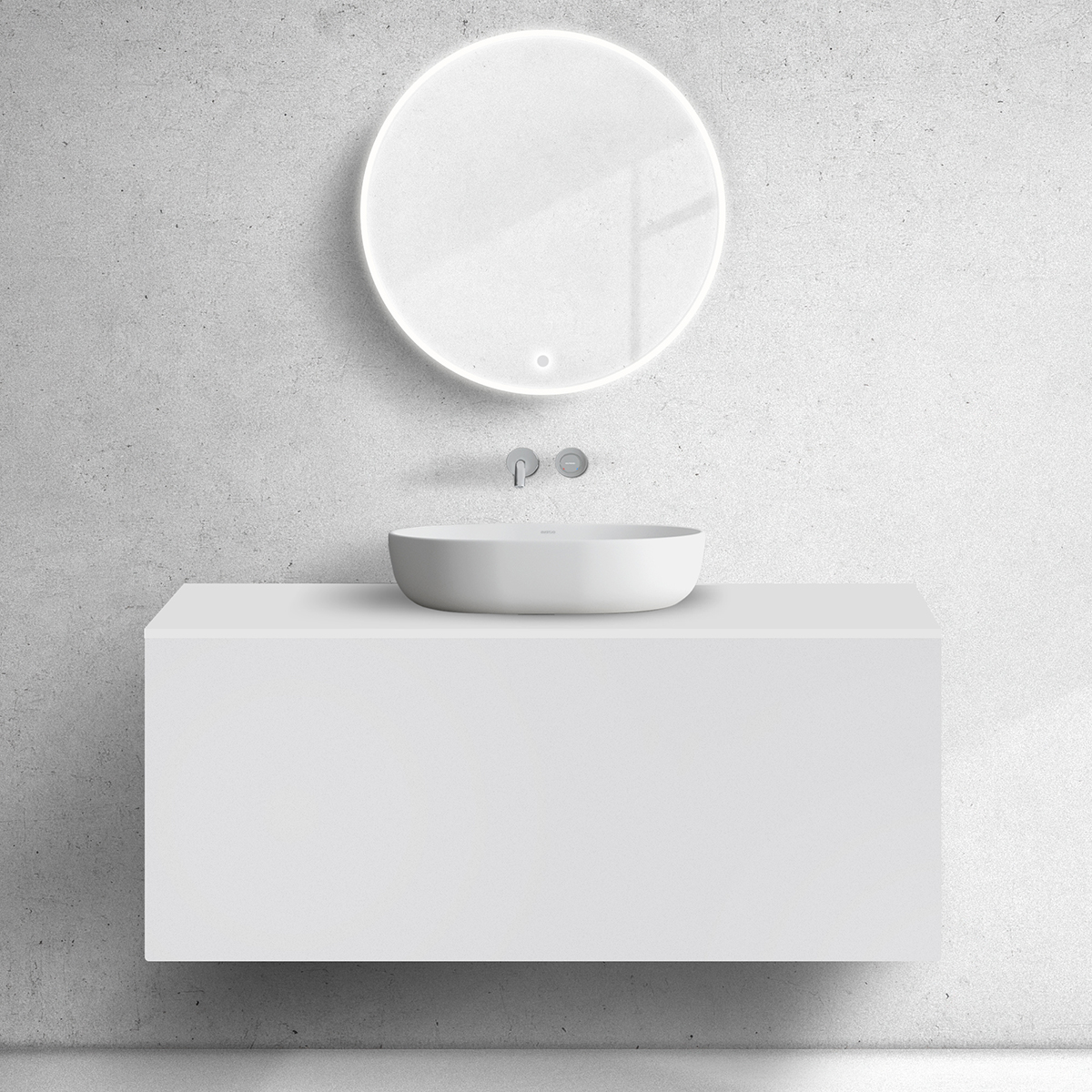 Oltens Lun szafka podumywalkowa 120 cm biały mat 60035000 - Wysyłka w 24h