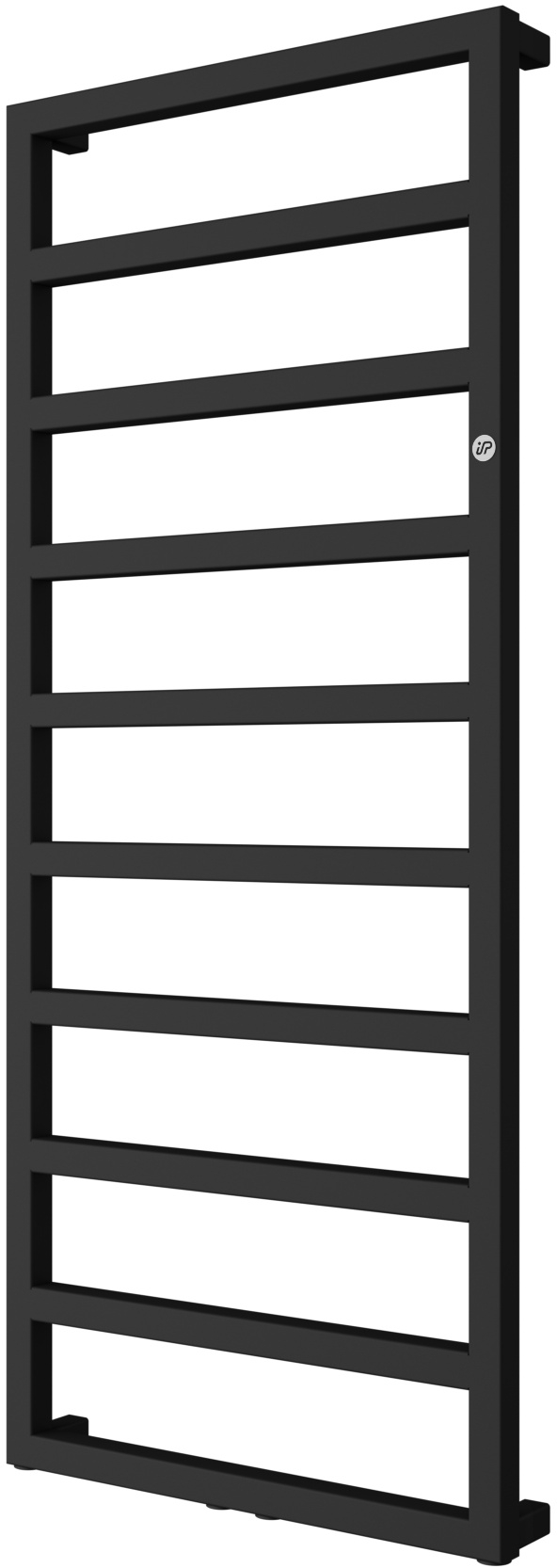 Instal Projekt Rima grzejnik łazienkowy drabinkowy 81x50 cm czarny RIM-50/80D50C31