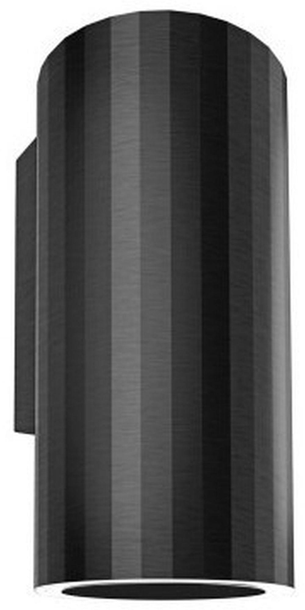 Ciarko Design Roto okap kuchenny 38 cm wyspowy gunmetal CDP3803GM