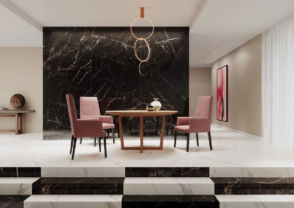 Paradyż Impulsive płytka ścienno-podłogowa 119,8x119,8 cm czarna