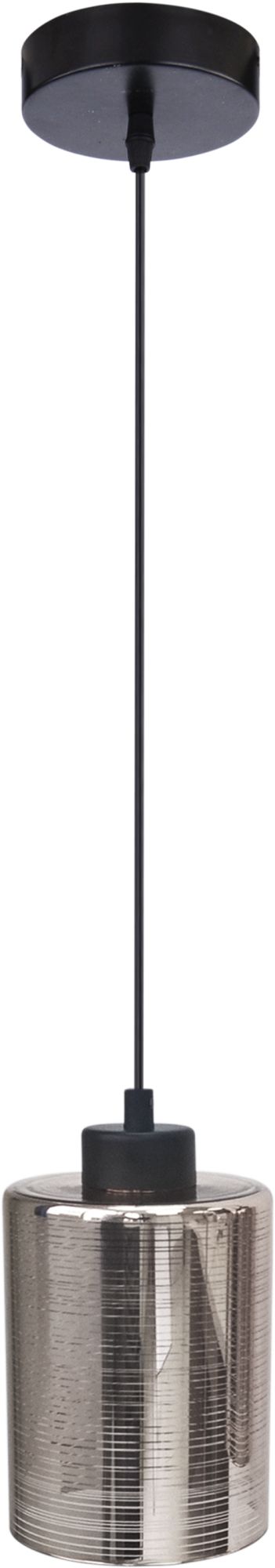 Candellux Cox lampa wisząca 1x60W czarna/chrom 31-53862