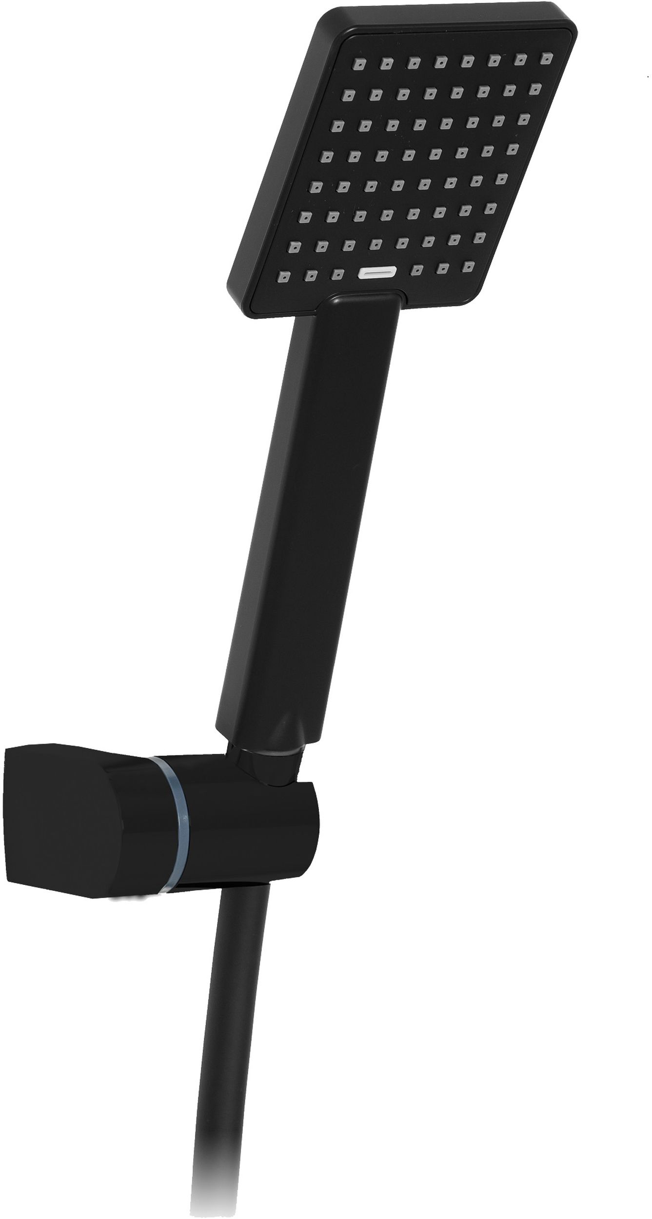 Invena Patras Black zestaw prysznicowy ścienny czarny AU-31-M04