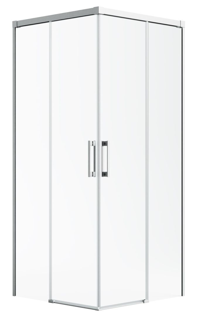 Radaway Idea Brushed Nickel KDD drzwi prysznicowe 90 cm rozsuwane nikiel szczotkowany/szkło przezroczyste 387060-91-01L