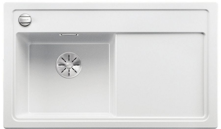 Blanco Zenar 45 S zlewozmywak 86x51 cm z Silgranit PuraDur lewy biały 523854