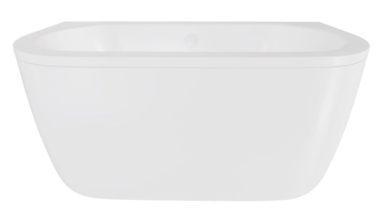 Besco Volya wanna przyścienna 140x75 cm owalna biała #WKV-140-WZL