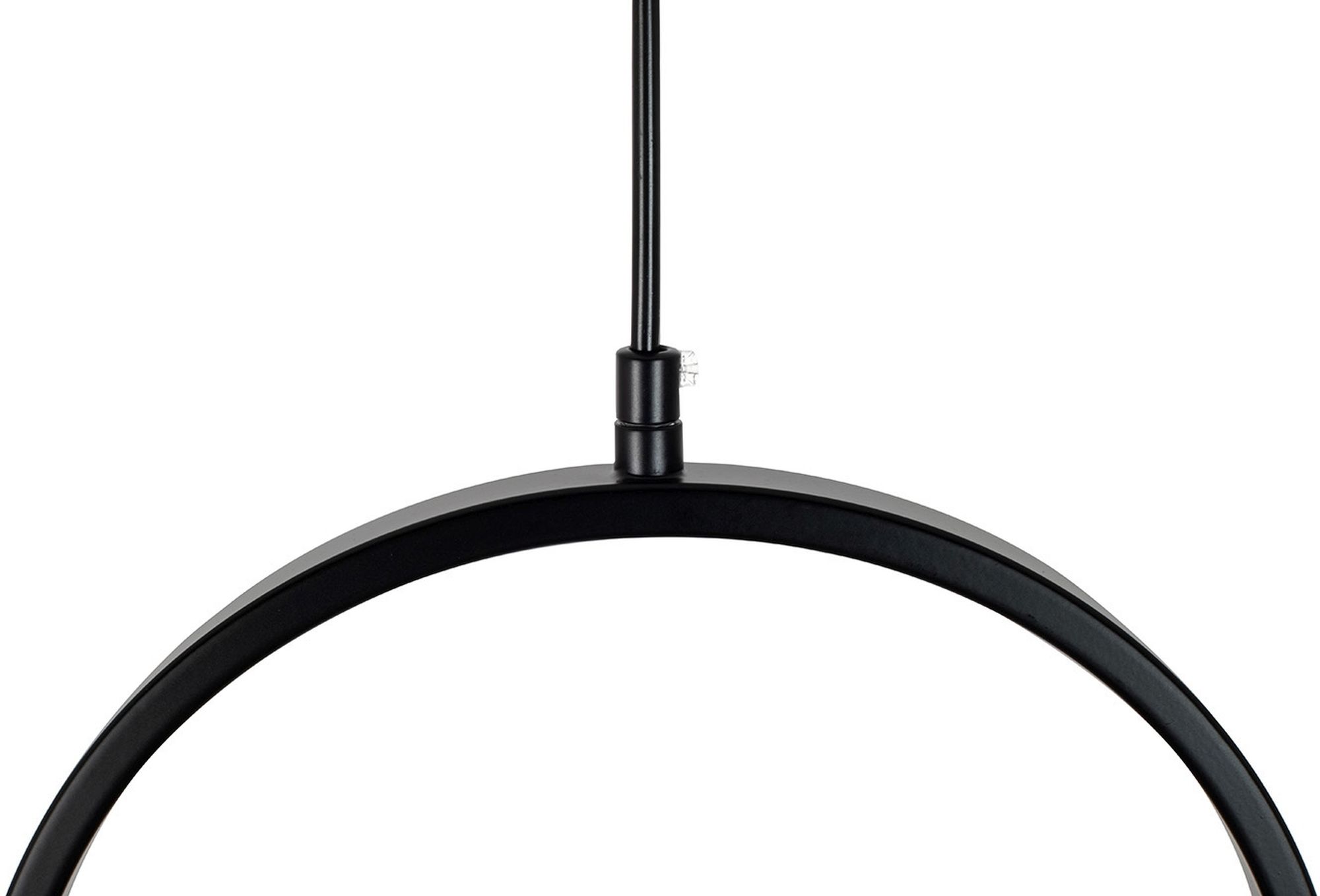 Moosee Spinner lampa wisząca 1x19 W czarna-mleczna MSE010100315