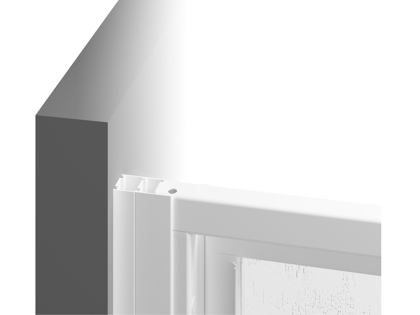 Ravak Supernova drzwi prysznicowe 90 cm rozsuwane biały połysk/szkło przezroczyste 00V701R2Z1