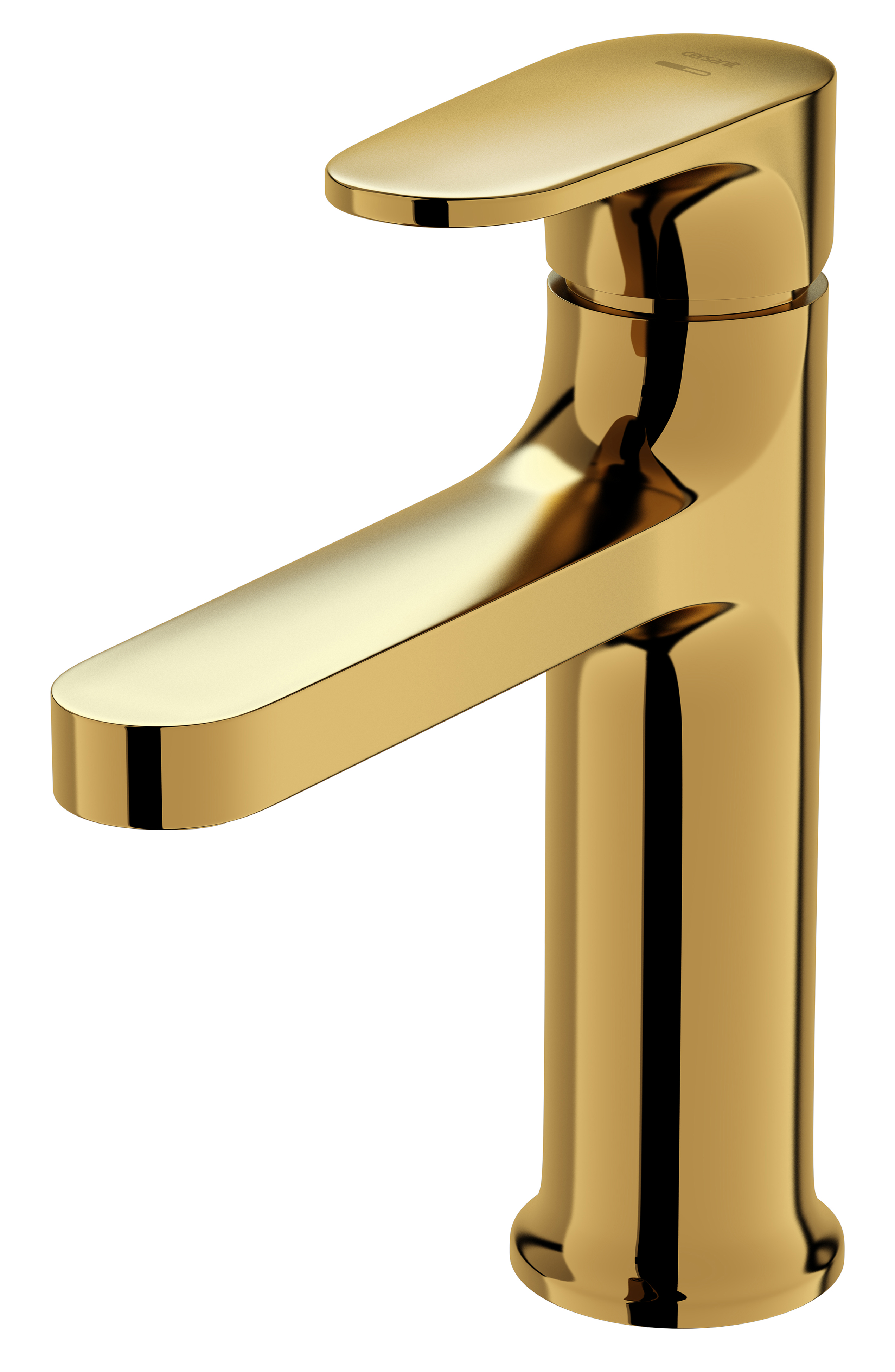 Cersanit Inverto bateria umywalkowa stojąca złoty połysk uchwyty 2 Design in 1 złote S951-297