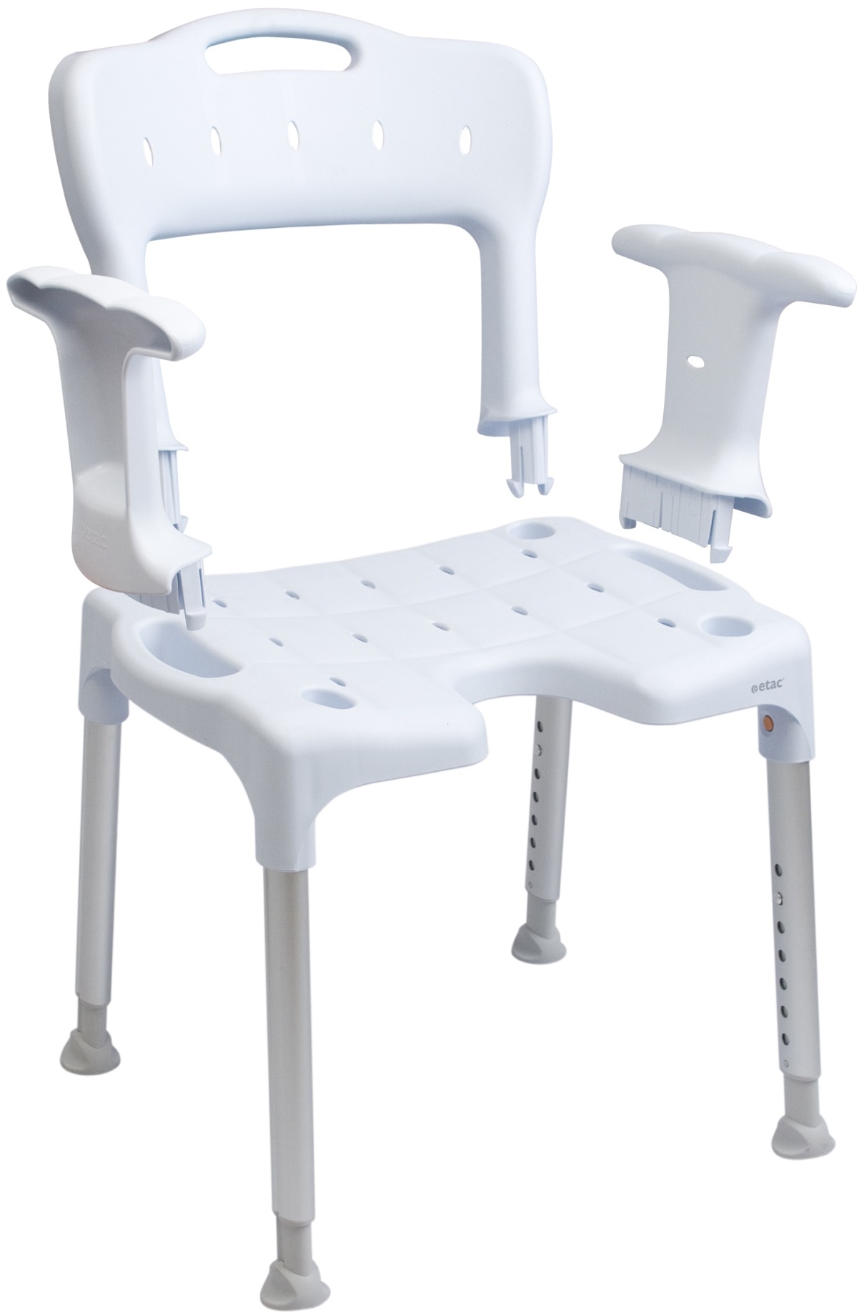 Etac Swift krzesło prysznicowe błękitne 81701530