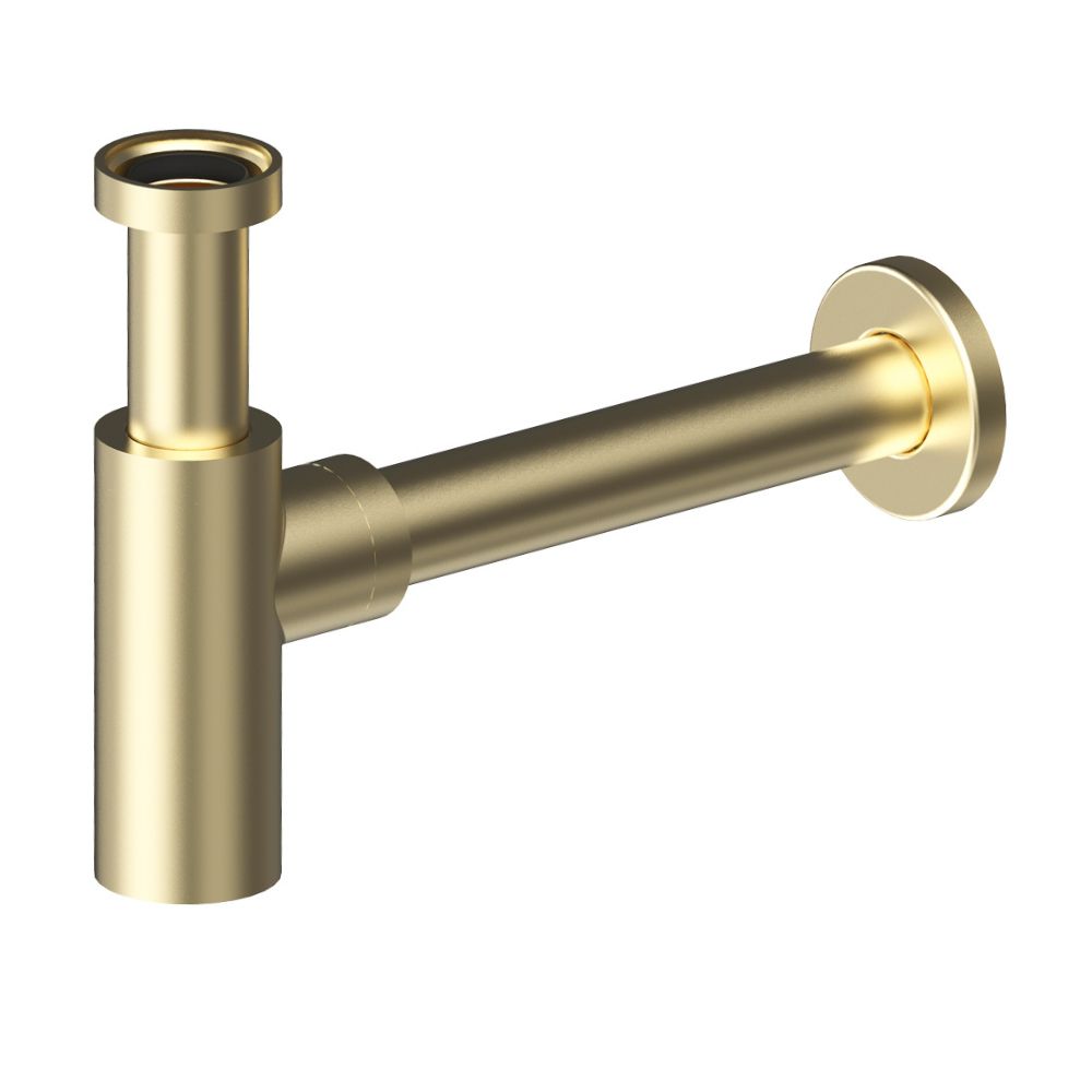 Uptrend Tiana syfon do umywalki butelkowy złoto szczotkowane 400110925