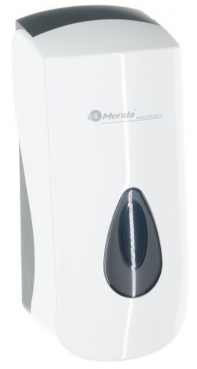 Merida Top/Bali dozownik do mydła w pianie na wkłady z mydłem 700 ml ścienny biało-szary DPB201