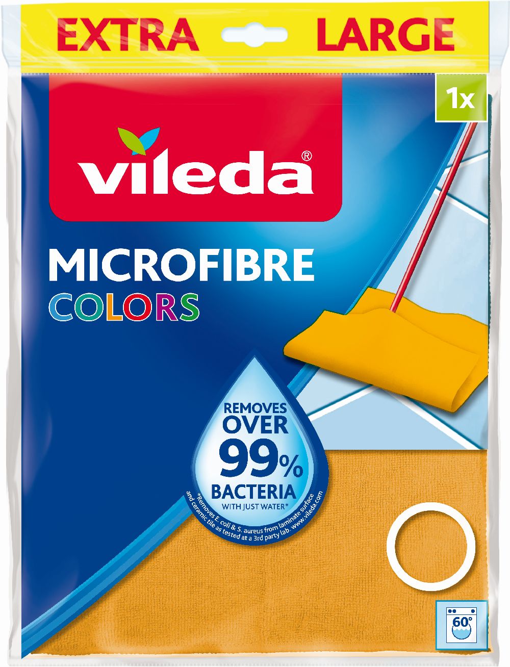 Vileda Microfibre Colors ściereczka do podłogi 151991 - Wysyłka w 24h