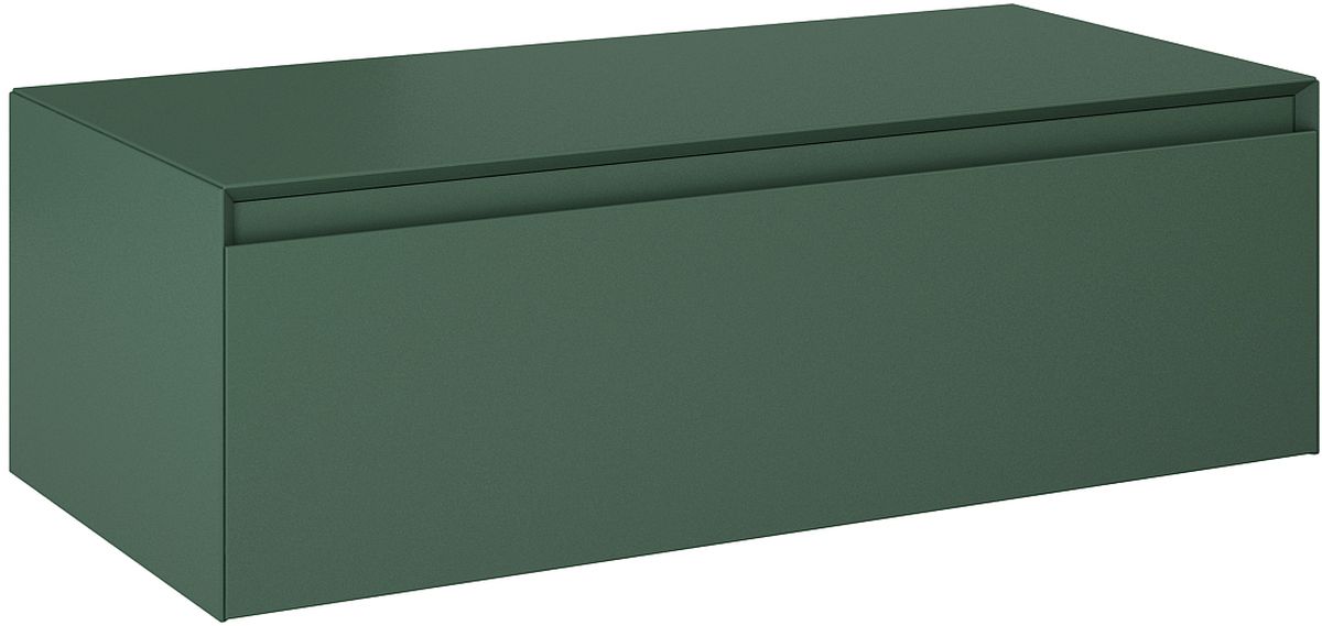 Elita Split Slim szafka 100 cm wisząca z blatem forest green matt RE081004057010