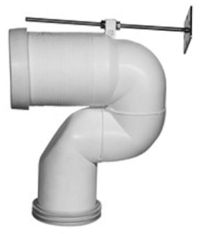 Kerasan kolanko do odpływu biały 761901