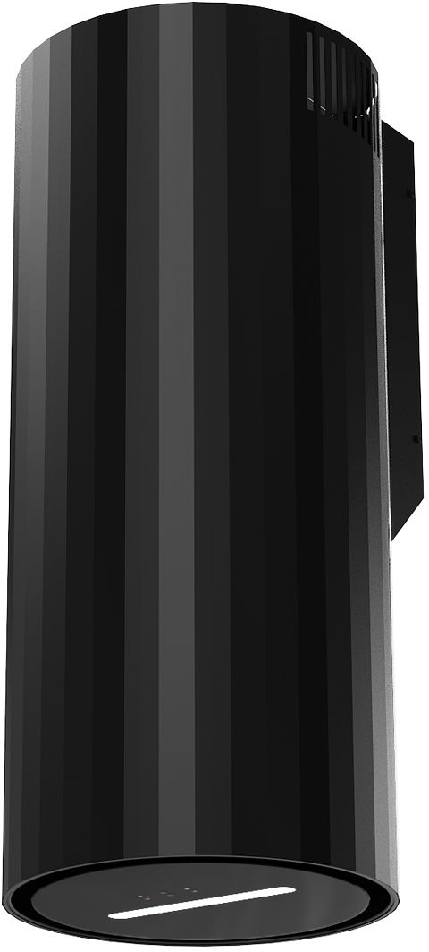 Maan Malwa 3D W835 Gest okap kuchenny 35 cm kominowy czarny OMALW835REGC.S3.MC.KSB.BLR_EO