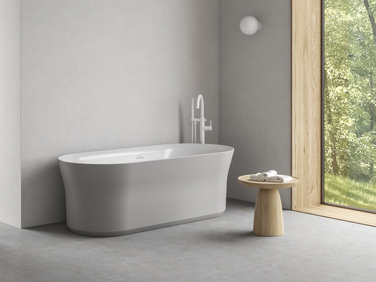 Ravak Ypsilon wanna wolnostojąca 178x86 cm biała/smoke grey XC00100078