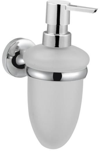 Frescor Feel dozownik do mydła ścienny chrom/szkło mat 21.10.00