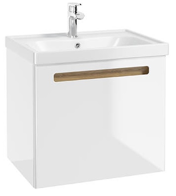 Defra Senso szafka 60 cm podumywalkowa wisząca biały połysk 260-D-06002 - Wysyłka w 24h