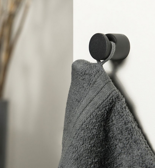 Tiger Bold wieszak na ręcznik czarny mat 289630746 - Wysyłka w 24h