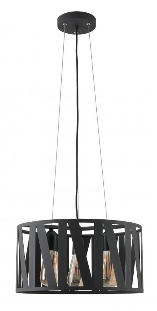 GTV Melody lampa wisząca 3x40 W czarna OS-MEL-E27-10-DEC