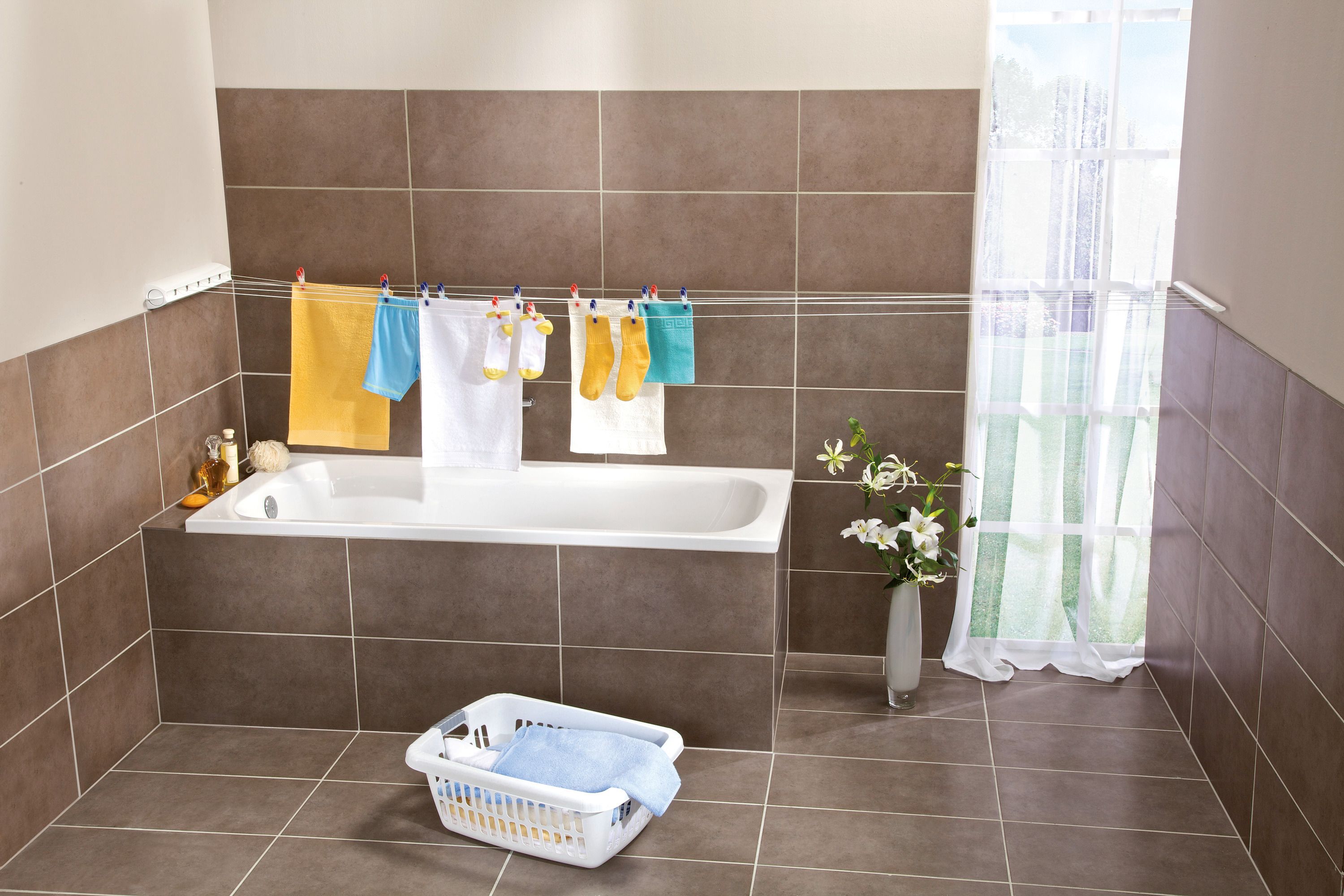 Leifheit Rollfix 210 Longline suszarka na pranie wisząca rozwijana 83040 - Wysyłka w 24h