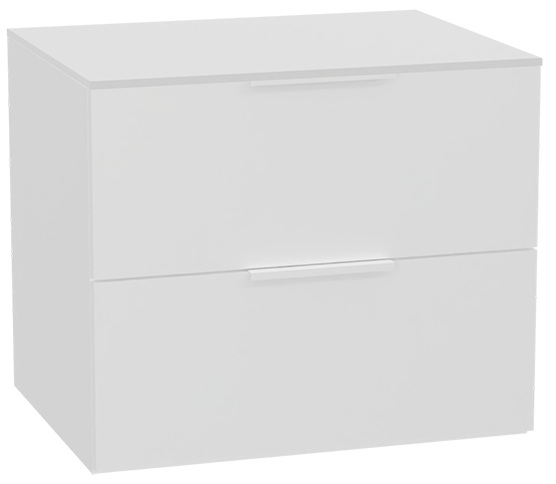 Zestaw Excellent Tuto 2.0 szafka 60 cm podumywalkowa wisząca z blatem biały MLEX.2172.K.60.021W.WHWH