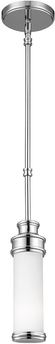 Elstead Lighting Payne lampa wisząca 1x3 W chrom FE-PAYNE-MPBATH