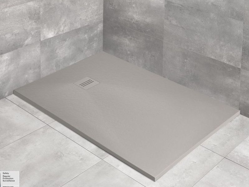 Radaway Kyntos F brodzik prostokątny 130x80 cm cement HKF13080-74