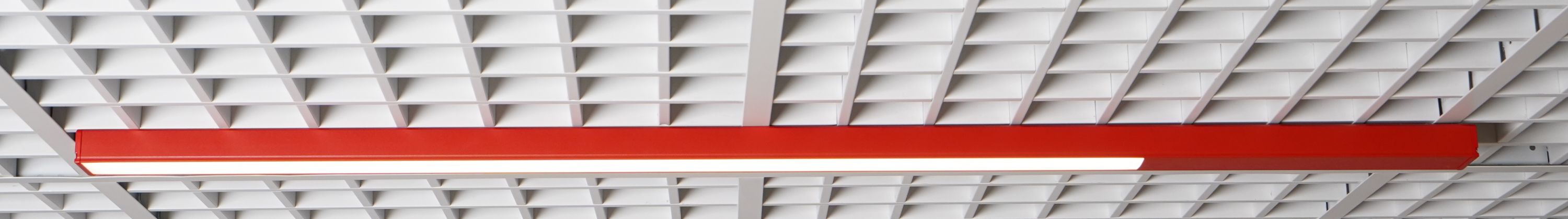 zoomLED lampa podsufitowa 1x36W czerwona