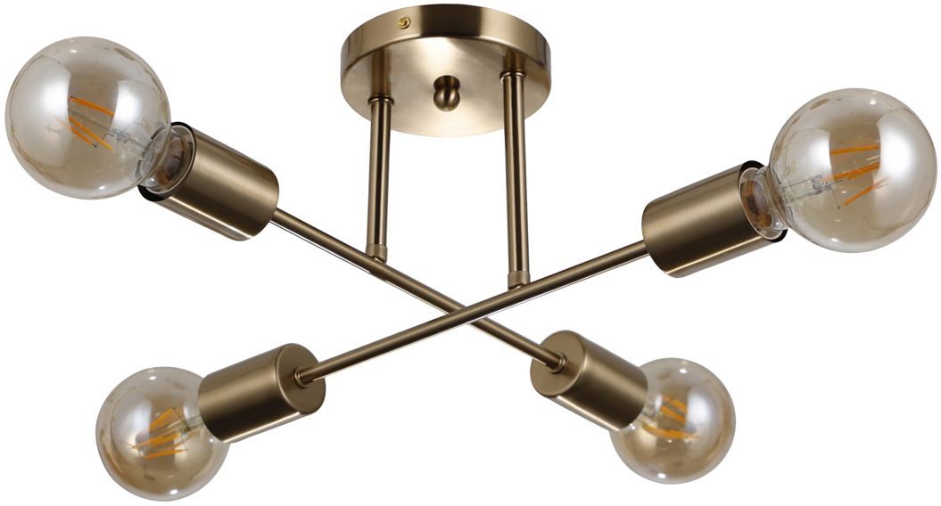 Italux Formio lampa wisząca 4x40 W mosiądz miodowy PND-4052-4-HBR