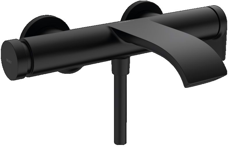 Hansgrohe Vivenis bateria wannowo-prysznicowa ścienna czarny mat 75420670 - Wysyłka w 24h