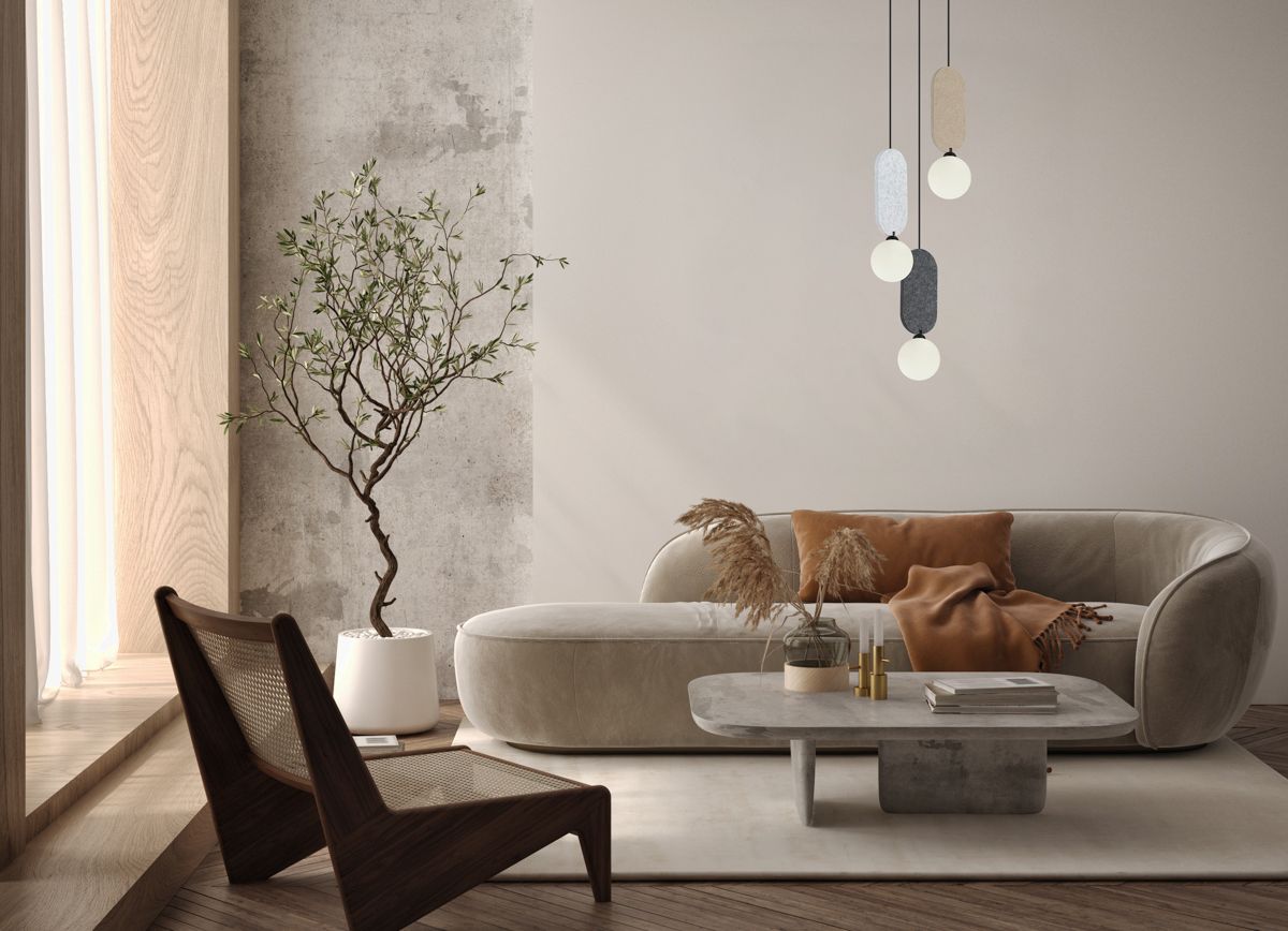 Italux Lorenzo lampa wisząca 3x25 W czarna/szary/popielaty PND-59815B-3-MLTI