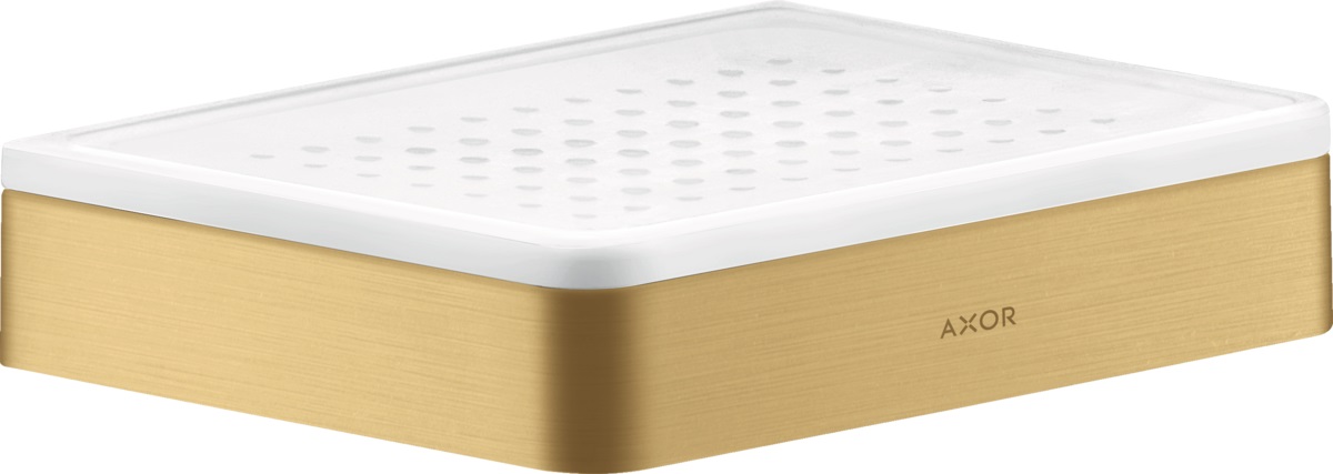 Axor Universal mydelniczka ścienna biały-złoty optyczny szczotkowany 42803250