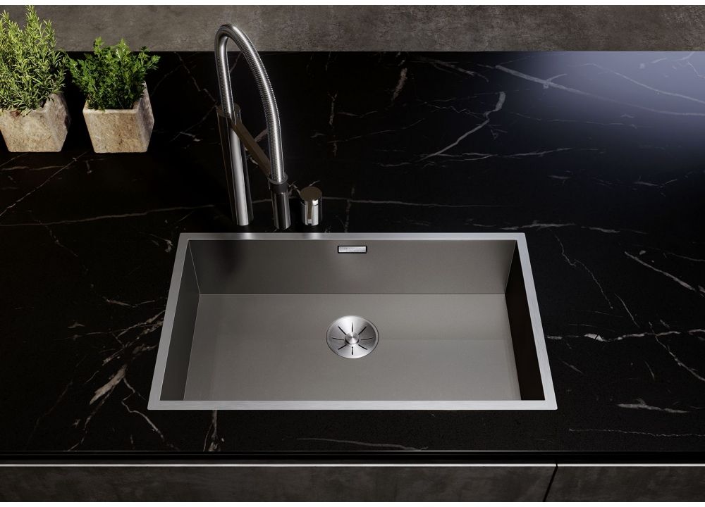 Blanco Zerox 700-U zlewozmywak stalowy 74x44 cm grafit 526244