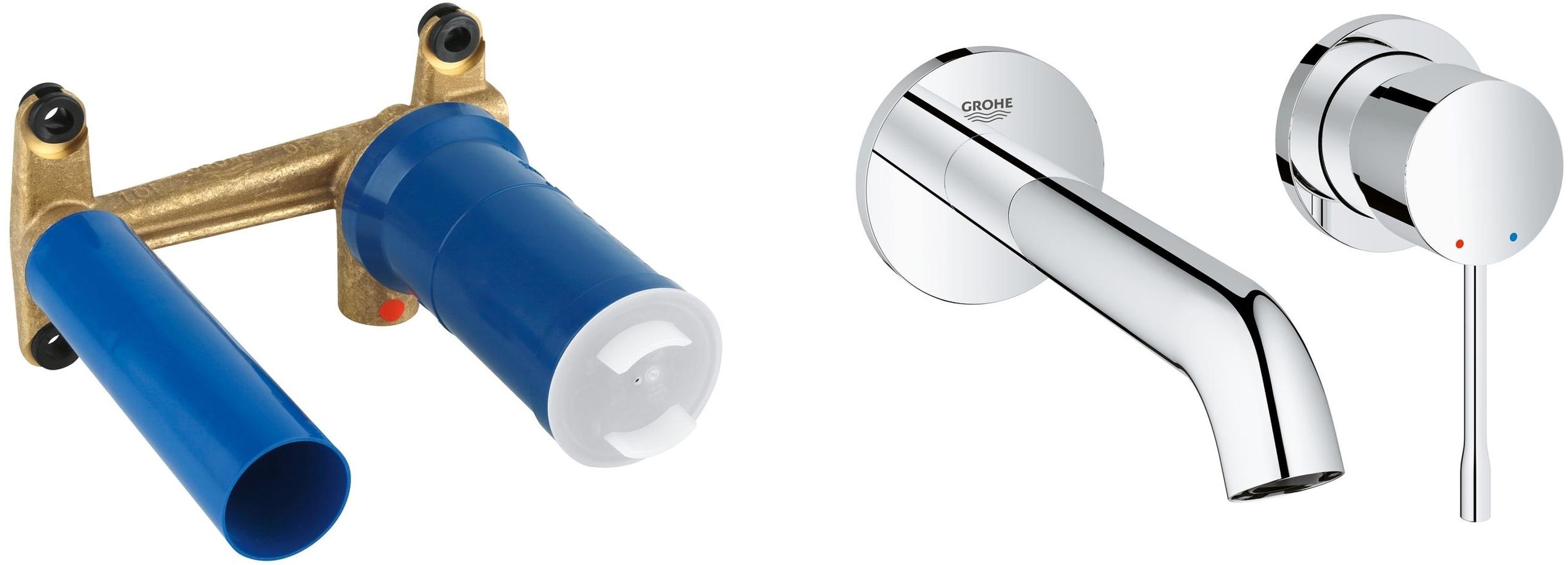 Zestaw Grohe Essence New bateria umywalkowa podtynkowa kompletna chrom (19408001, 23571000) - Wysyłka w 24h