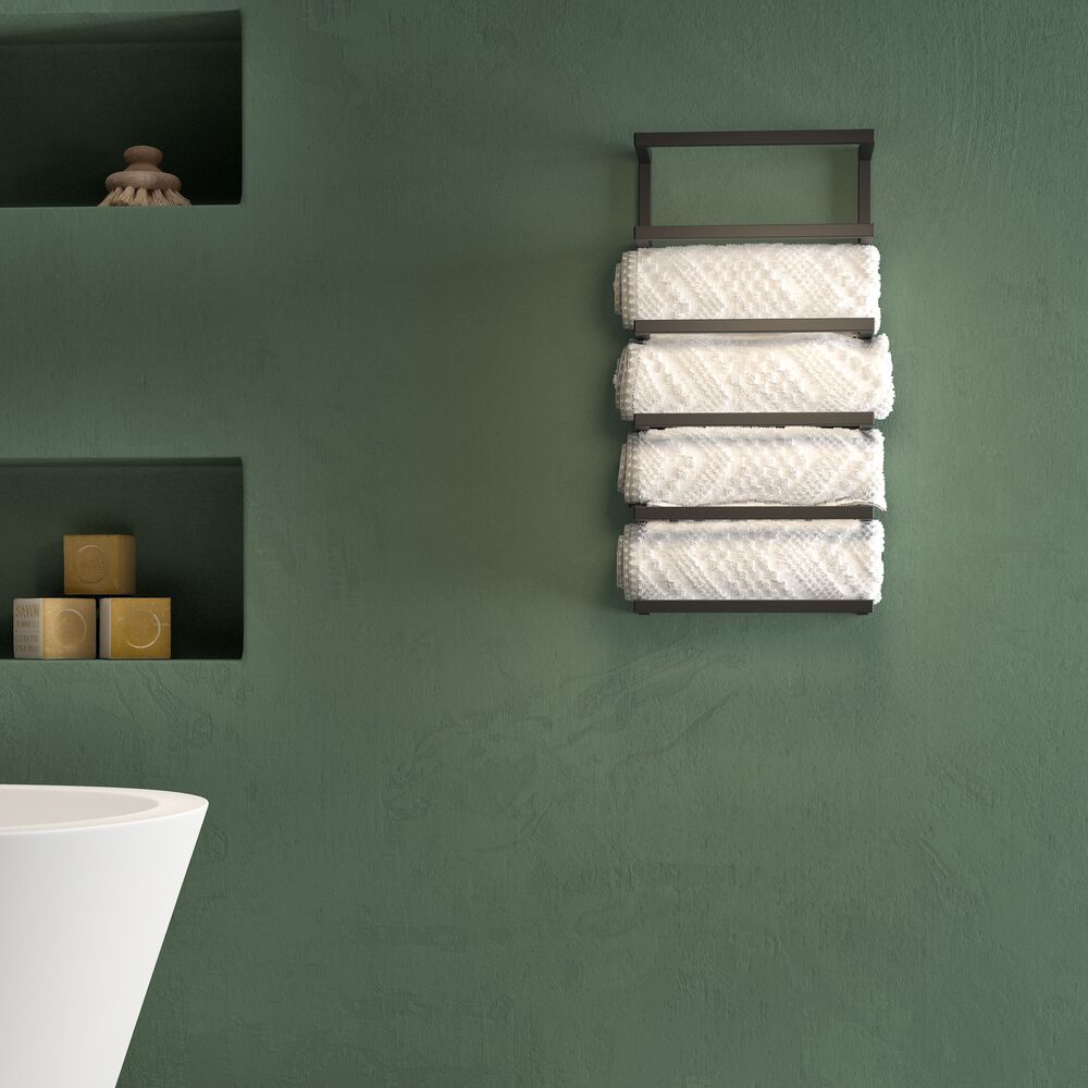 Sealskin Carre wieszak na ręcznik czarny 396330746