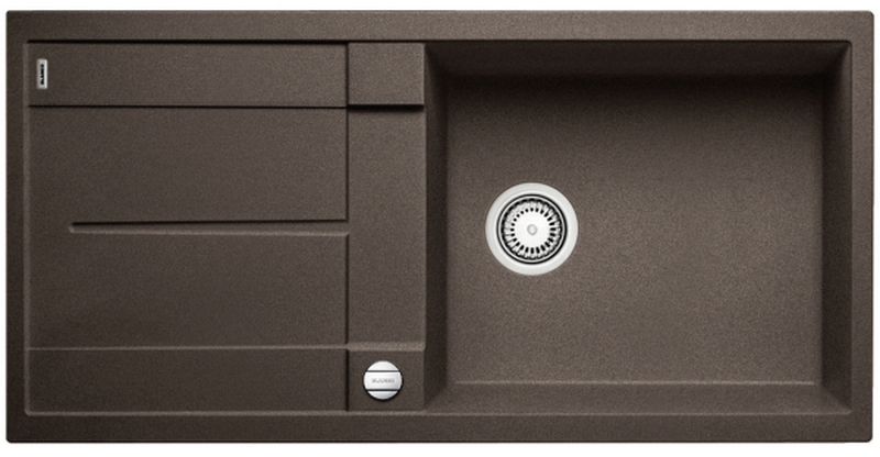 Blanco Metra XL 6 S zlewozmywak 100x50 cm z Silgranit PuraDur kawowy 515287