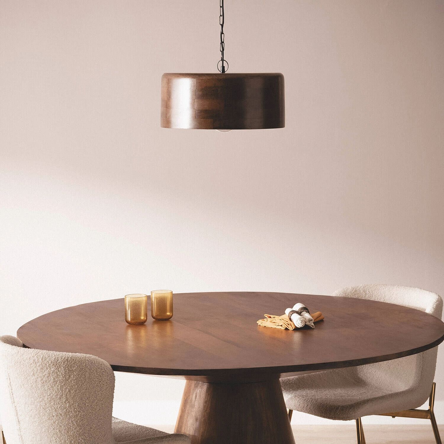 Abruzzo Niche lampa wisząca 1x40 W drewno ABR-LWD-NICH