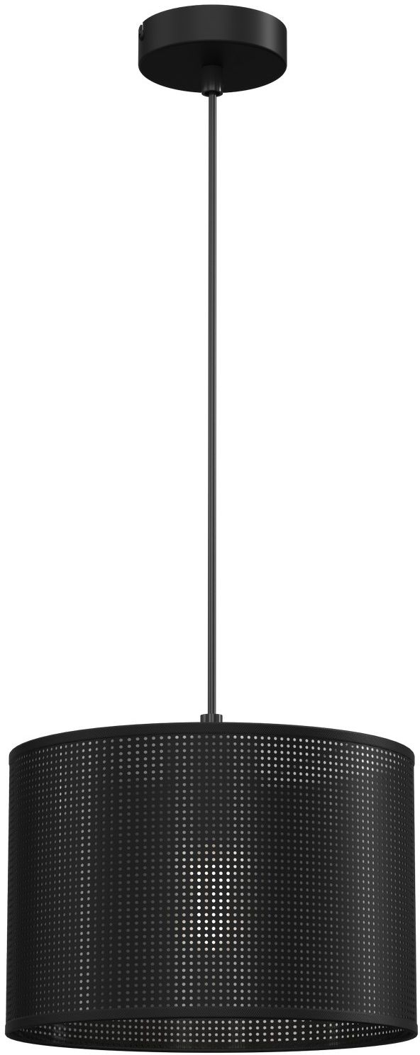Luminex Loft Shade lampa wisząca 1x60W czarna 5237