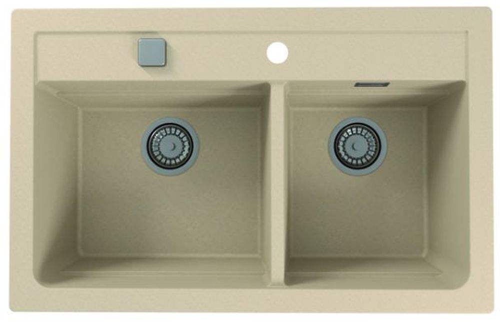 Alveus Atrox 50 zlewozmywak granitowy 79x50 cm beżowy 1131999